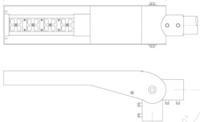 Lampă LED stradală FLEXIBO PREMIUM LED/19W/90-265V IP65 APLED