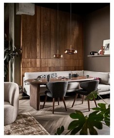 Masă de dining cu aspect de lemn de nuc 90x240 cm Ellips – vtwonen