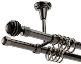 Galerie dubla tavan Saturn onyx 19mm/19mm (Alege marime: 140 cm)