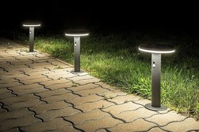 Stalp LED solar cu senzor iluminat exterior IP44 Alaska