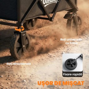 Outsunny cărucior multifuncțional | Aosom Romania