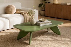 Măsuță de cafea dreptunghiulară Lumis 120 cm - verde