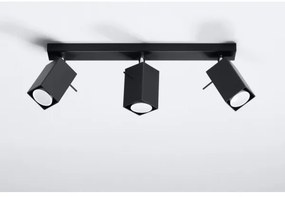 Lampă spot MERIDA 3 3xGU10/40W/230V negru