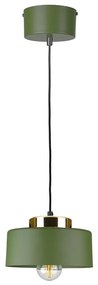 Lustră suspendată IGNIA pe cablu, 1xE27/60W/230V, verde
