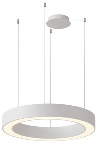 Lustra LED XXL cu telecomanda design circular MARCO 120 CCT WH