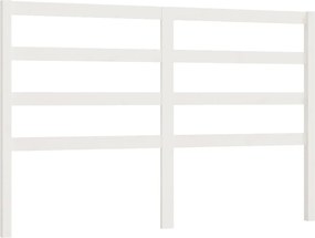 vidaXL Tăblie de pat, alb, 166x4x100 cm, lemn masiv de pin