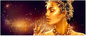 Tablou - Regina de aur (120x50 cm)
