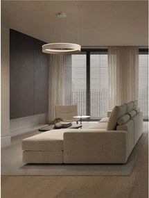 Lustra LED design circular OLIVIA bej D-78cm