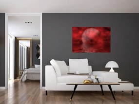 Tablou - Luna pe nivelul apei (90x60 cm)