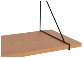 Raft în culoare naturală cu aspect de lemn de frasin 120 cm Chiba – House Nordic