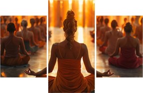 Tablou - Lecții de yoga (90x60 cm)