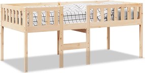 vidaXL Pat pentru copii fără saltea, 90x190 cm, lemn masiv de pin