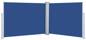 Copertina laterala retractabila, albastru, 140 x 1000 cm Albastru, 140 x 1000 cm