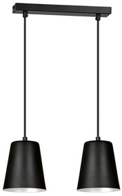 Suspensie Milagro 2 Black / White 396/2 Emibig Lighting, Modern, E27, Polonia