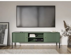 Comodă TV LUE verde/negru