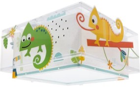 Plafonieră pentru copii HAPPY JUNGLE 2xE27/15W/230V Dalber 63316