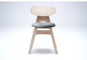 Scaun dining, natur, stofa, Rive Gauche