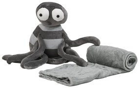 PAIANJEN de plus cu paturica cocolino in interior, gri