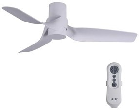 Ventilator LED dimabil Lucci air 213353 NAUTICA 1xGX53/12W/230V alb + telecomandă