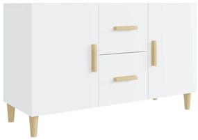 812516 vidaXL Servantă, alb extralucios, 100x36x60 cm, lemn compozit