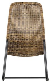 Scaun balansoar din ratan WOOOD Tom, natural