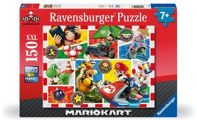 PUZZLE SUPER MARIO SI KART 150 PIESE XXL - RAVENSBURGER (RVSPC04143)
