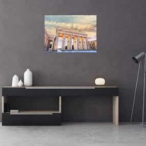 Tablou pe sticlă - Poarta Brandenburg, Berlin, Germania (70x50 cm)