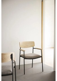 Scaune de dining bej/natural 2 buc. Maymont – Rowico