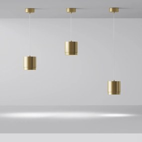 Pendul minimalist design tehnic Polar auriu