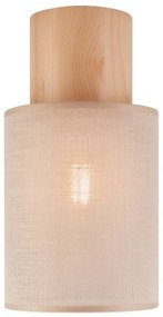 Plafonieră ARI 1xE27/60W/230V d. 16 cm bej fag