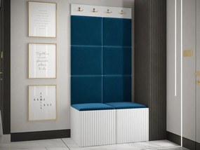 Mobilier hol Tewarota Slim IV (Alb + albastru) . 1104852