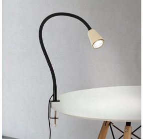 Orion - Lampă de birou flexibilă DOTTY cu clemă, 1xGU10/10W/230V, bej/negru