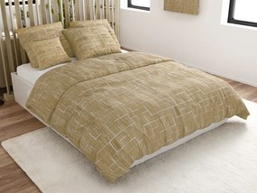 Lenjerie de pat din bumbac Renforce MARIT bej Dimensiune lenjerie de pat: 2 buc 80 x 80 cm | 200 x 200 cm