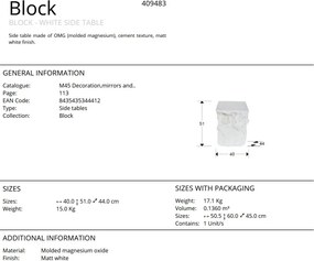 Masuta laterala design modern Block