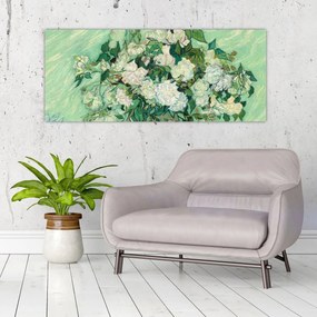 Tablou - Vincent van Gogh, Roses, reproducere (120x50 cm)