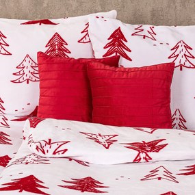 Lenjerie de pat din micro-flanelă 4Home Trees, 140 x 220 cm, 70 x 90 cm