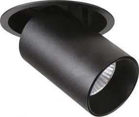 Ideal Lux - Spot încastrat LED NOVA, 12W, 230V, CRI 90, Ø 11 cm, negru