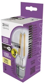 Bec cu LED reglabil EMOS Filament A60 Warm White, 8,5W E27