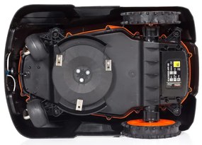 Resigilat: Robot de tuns iarba NAC RLM1500G2-NG, 1500M2, 28V, Li-Ion 4.0Ah, Negru/portocaliu