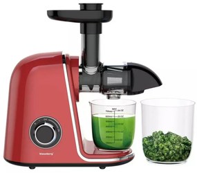 Storcator de fructe si legume Klausberg KB 7870, 150 W, 700 ml, Reverse, Accesorii, Rosu
