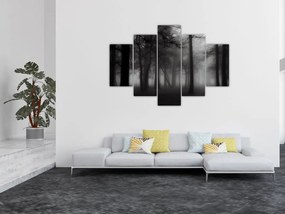 Tablou - Pădure în ceață (150x105 cm)