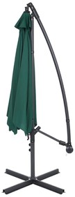 Umbrela de soare suspendata 2,7 m-verde