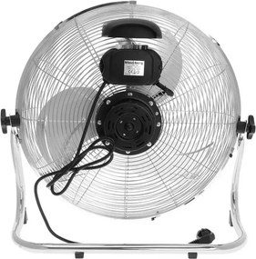 Ventilator puternic, 100 W, metalic, de podea 45 cm argintiu Klausberg KB7471, lame din aluminiu