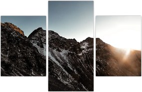 Tablou - Lanț de munți stâncos (90x60 cm)