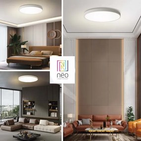 Immax NEO 07315L-LED Plafonieră reglabilă SEMPLICI 96W/230V diam. 80 cm Wi-Fi Tuya albă + telecomandă