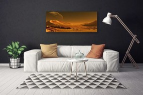 Tablou pe panza canvas Desert Peisaj Galben