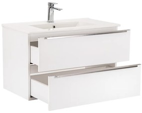 Dulap inferior Vario Trim 80 cu lavoar alb-alb