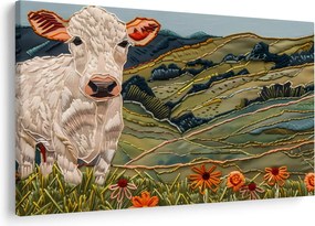 Tablou - Imitație de motiv tricotat (90x60 cm)