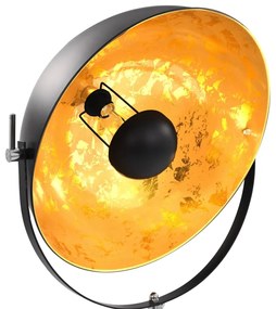 Lampa de podea, negru si auriu, 51 cm, E27 51 cm, 1, 51 cm