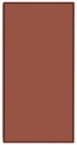 Dulap cărămiziu suspendat 46x91 cm Edge by Hammel – Hammel Furniture